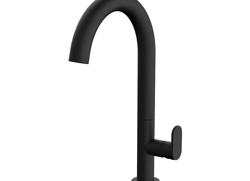 Μπαταρία νιπτήρα Slim 500041 black matt